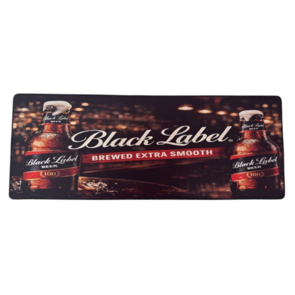 Black Label Bar Mat - 800mm x 300mm - Steglio