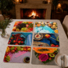 Vibrant Fruits Placemats - Set of 6 - 40cm x 30cm - Steglio